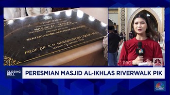 Video: Peresmian Masjid Al-Ikhlas Riverwalk PIK