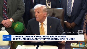 Video: Trump Klaim Pembunuhan Demonstran di Iran Mereda, AS Waspada