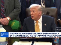 Video: Trump Klaim Pembunuhan Demonstran di Iran Mereda, AS Waspada