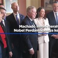 Video: Machado Serahkan Medali Nobel Perdamaiannya kepada Trump