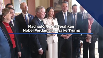 Video: Machado Serahkan Medali Nobel Perdamaiannya kepada Trump