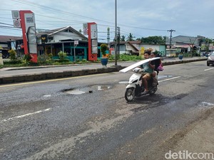 Tambal Sulam Jalan Berlubang di Poros Pangkep-Maros Ditarget Rampung Februari