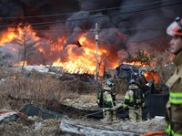 Detik-Detik Kebakaran Dahsyat di Pemukiman Kumuh Seoul Korea Selatan