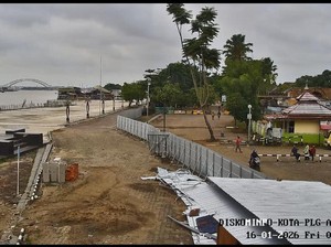 Revitalisasi BKB Belum Rampung, Warga Palembang Harapkan Segera Dibuka