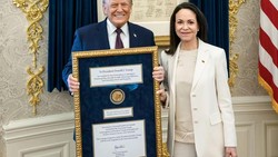 Dapat Hadiah Nobel dari Pemimpin Oposisi Venezuela, Trump Bilang Gini