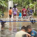 Status Awas, Tinggi Muka Air Sungai Citarum Terus Meningkat