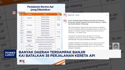Video: Banyak Daerah Terdampak Banjir, KAI Batalkan 38 Perjalanan