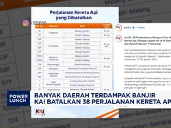 Video: Banyak Daerah Terdampak Banjir, KAI Batalkan 38 Perjalanan
