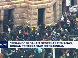 Video: "Perang" di Dalam Negeri AS Memanas, Ribuan Tentara Diterjunkan