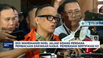 Eks Wamenaker Noel Jalani Sidang Perdana Kasus Pemerasan K3