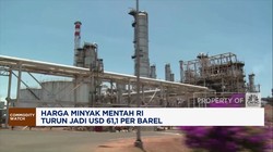 Video: Harga Minyak Mentah RI Turun Jadi USD 61,1 per Barel
