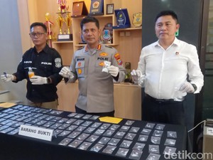 Pengedar Narkoba di Manado Ditangkap, 120 Gram Sabu Disita