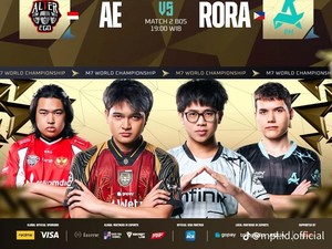 Jadwal M7 Mobile Legends Upper Bracket: Alter Ego Vs Aurora PH Main Rabu