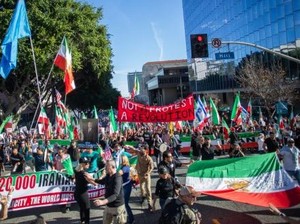 Ribuan Orang di AS Gelar Aksi Dukung Demo Antipemerintah Iran