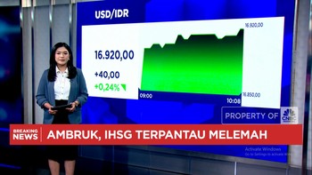 Video: IHSG & Rupiah Anjlok Berjamaah, Dolar AS Tembus Rp 16.920