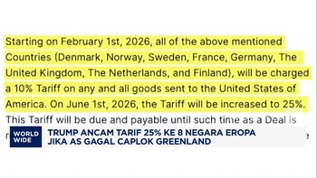 Video: Trump Ancam Tarif 25% ke 8 Negara Eropa soal Greenland