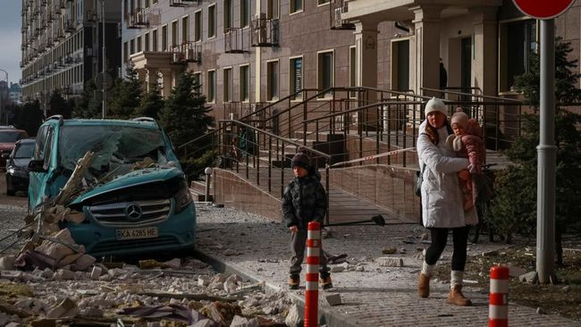 Putin Murka! Odesa Digempur Ratusan Drone