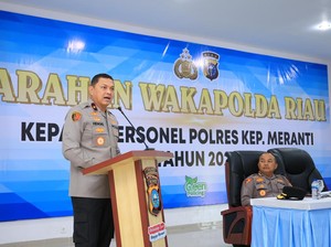 Kunjungan ke Meranti, Wakapolda Riau Tanam Pohon Perkuat Green Policing