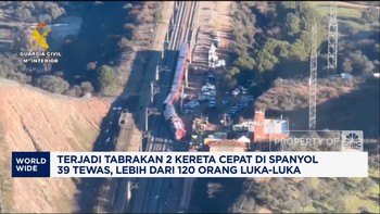 Video: Dua Kereta Cepat Bertabrakan di Spanyol, 39 Tewas