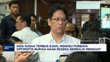Video: IHSG Tembus 9.000, Menkeu Optimistis Rupiah Segera Menguat