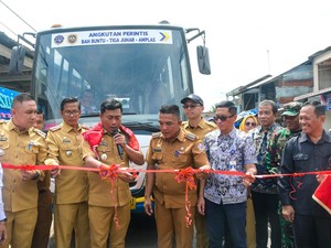2 Bus Perintis Resmi Beroperasi di Deli Serdang, Ini Rutenya