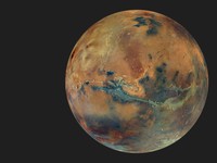 Hasil pencitraam Mars oleh ESA menggunakan kamera stereo resolusi tinggi (HRSC) dengan Mars Express.