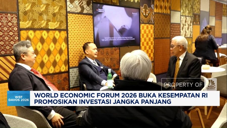 WEF 2026, RI Dorong Promosi Investasi Jangka Panjang