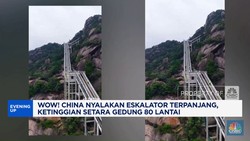 Video: China Nyalakan Eskalator Terpanjang