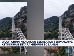 Video: China Nyalakan Eskalator Terpanjang