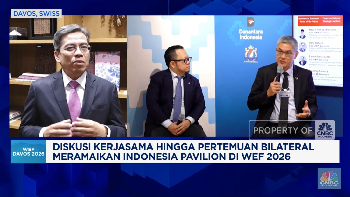 Kerjasama-Pertemuan Bilateral Meramaikan Indonesia Pavilion di WEF 202