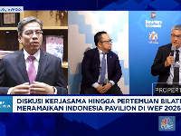 Kerjasama-Pertemuan Bilateral Meramaikan Indonesia Pavilion di WEF 202