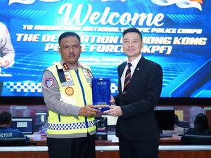 Polisi Hong Kong Kunjungi Korlantas Polri, Kagum Penegakan Hukum ETLE di Indonesia