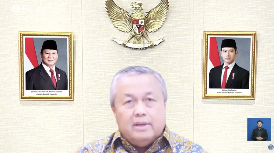 Gubernur BI, Perry Warjiyo dalam Pengumuman Hasil Rapat Dewan Gubernur Bulanan Bulan Januari 2026 dengan Cakupan Triwulanan. (Tangkapan Layar Youtube Bank Indonesia)