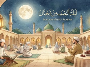7 Amalan Malam Nisfu Syaban Sesuai Sunnah, Lengkap Bacaan Doa-Dzikirnya