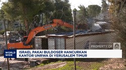 Video: Israel Hancurkan Kantor UNRWA di Yerusalem Timur