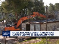 Video: Israel Hancurkan Kantor UNRWA di Yerusalem Timur
