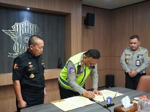 Korlantas Polri dan Senkom Mitra Polri Perkuat Fungsi Lalu Lintas, Solid Layani Masyarakat