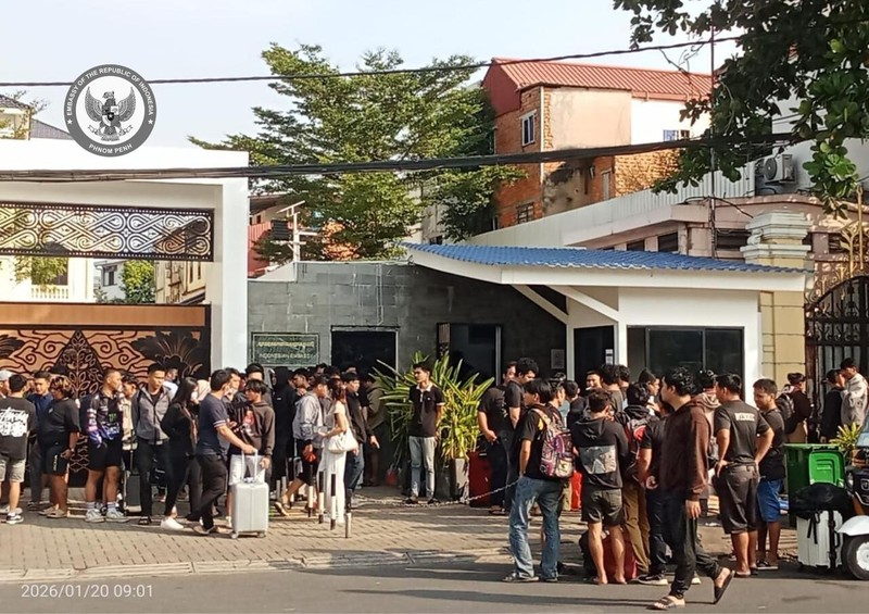 KBRI telah menerima kedatangan 1.440 aduan WNI. Gelombang kedatangan terbesar terjadi pada hari Senin (19/1) sejumlah 520 WNI dalam satu hari. (Dok. Kemlu)