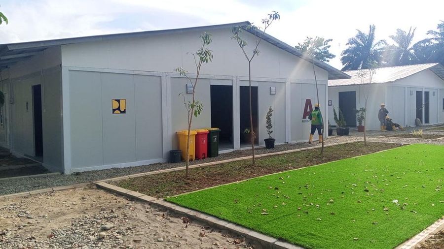 Pembangunan Huntara Aceh Tamiang