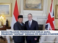 Video: Kopdar Prabowo-PM Inggris Starmer Bahas Kerja Sama Maritim