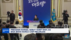 Video: Korsel Sebut Tarif 100% AS Bisa Bikin Harga Chip Melonjak