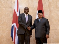 Prabowo Jumpa Wakil PM Inggris David Lammy, Bahas Investasi Pengusaha