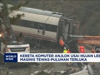 Video: Kereta Komuter Anjlok di Spanyol, Masinis Tewas