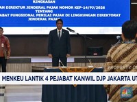 Video: Menkeu Lantik 4 Pejabat Kanwil DJP Jakarta Utara