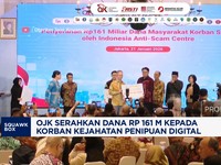 Video: OJK Serahkan Rp161 M kepada Korban Kejahatan Penipuan Digital