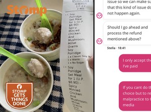 Pesanan Makan Salah, Pelanggan Ini Kesal Tak Dapat Refund Penuh!