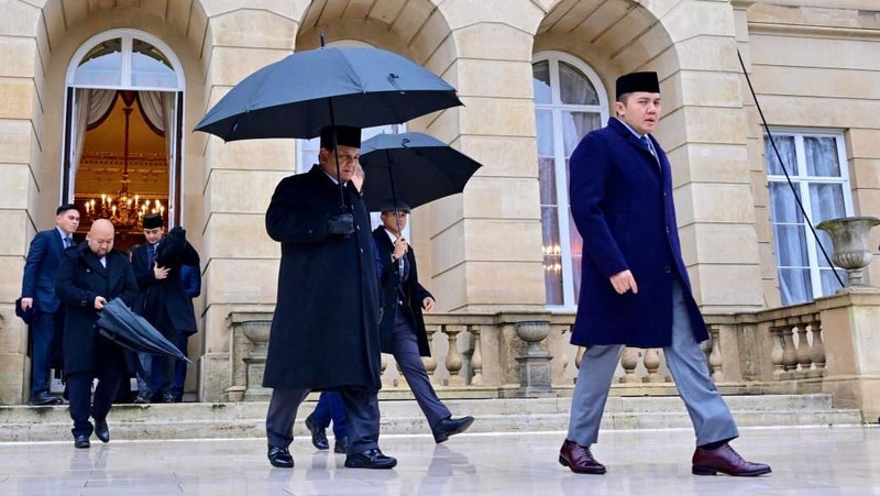 Raja Charles bersama Presiden Indonesia Prabowo Subianto saat audiensi di Clarence House di London, Inggris, 21 Januari 2026. (Sekretariat Presiden RI)