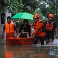 Ribuan Warga Harus Ngungsi-Jakarta Rugi Triliunan Efek Dihajar Banjir