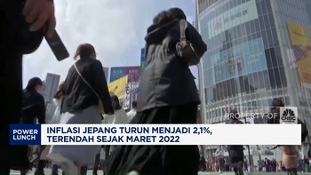 Video: Inflasi Jepang Turun Menjadi 2,1%, Terendah Sejak Maret 2022