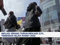 Video: Inflasi Jepang Turun Menjadi 2,1%, Terendah Sejak Maret 2022